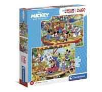 Clementoni Super Color 2x60 Piece Puzzle Disney Mickey & Friends