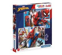 Clementoni Super Color 4 Marvel Spiderman Puzzle 2x60 Pieces (27x19cm)