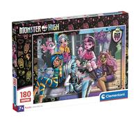 Clementoni Jigsaw Puzzle Monster High 180 Pieces - Supercolor Puzzle For Children 6-8 Years, Cartoon, Gift For Boy/Girls, Puzzle For Kids, Made In Italy, 29791