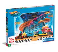 Clementoni Puzzel Super Hotwheels - 104 Stukjes - Supercolor Puzzel Voor Kindere