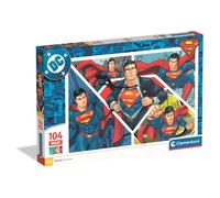 Clementoni - Superman - 104 Piece Puzzles - Maxi Super Color - Children's Puzzle - From 4 Years - 45x62cm