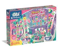 Clementoni The Message Pens - Customise Colourful Pens with Beads, Stickers and Letters for Kids 6+