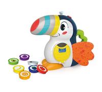 Clementoni Toucan Learning Fruits & Colours with Fruit Tokens for Fun Play Toys