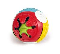 Clementoni- Touch & Play Sensory Ball: Soft Multicoloured Building Blocks for Babies, Develops Senses, Motor Skills & Coordination, Washable (6+ Months)