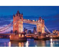 Clementoni Tower Bridge At Night Jigsaw Puzzle (1000 Pieces)