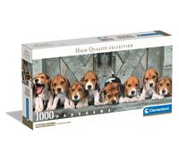 Clementoni Welpen Puzzle 1000 Teile Erwachsene - Panorama Puzzle Erwachsene in 9