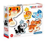 Clementoni - 20181 - My First Jigsaw Puzzle - Wild Animals - 2-3-4-5 Pieces, jigsaw puzzle for kids