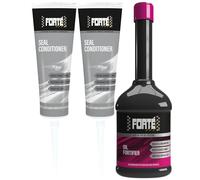Clements Trading Ltd Forte Seal Conditioner & Forte Oil Fortifier Set Bundle of 3, Engine Oil Additives for Valve Seal Repair to Stop Smoking, engines over 2ltrs + guide