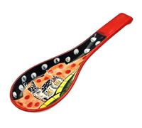 Cleminson Hand-Painted Spanish Ceramic Spoon Rest | Tuscan Farmhouse or Picasso Style Design | Cooking Holder for Spatulas, Spoons, Tongs, Ladles | Tea Bag Dish (Picasso Style House)