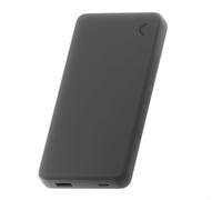 Clemm Portable Charger 10K mAh Dual Port (USB-A, USB-C) Quick Charging Power Bank for iPhone 16/15 / 14, Samsung Galaxy, iPad, Google Pixel, and More, Graphite