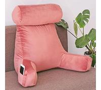 CLEMMO Reading Pillow,Back Relax Pillow,Back Support Pillow For Bed,Back Support With Arm Rests,Ideal For Reading And Watching To Support Your Back And Provide You With Comfort