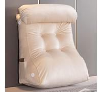 CLEMMO Reading Pillow,Wedge Pillow,Lumbar Back Support Cushion,with Removable Cover,with Neck Pillow,Ergonomic Back Support Pillow For Home,Office