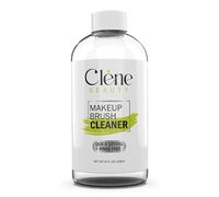 Clene Beauty Makeup Brush Cleaner - Makeup Brush Cleaner Solution - Rinse Free - Quick Drying Make up Brush Cleaner - Removes Oily Foundation - Deep Cleaning for Makeup Brushes (8 Oz Bottle)