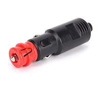Clenp Car Cigarette Lighter Adaptor, 1/2/3Pcs Car Auto Cigarette Lighter Male Plug Socket Adaptor Power Connection Black+Red 1pcs