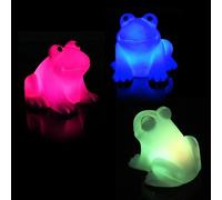 Clenp Cute Night Light, 1PC Energy Magic LED Cute Frog Night Light Lamp Changing Colors Colorful Lamp Gift