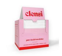 clensi Disposable Face Towels - Disposable Face Towelettes, Makeup Remover Dry Wipes, Super Soft Lint-Free Facial Towels, 50 Count, Large Clean Towels for Sensitive Skin, 10x12in