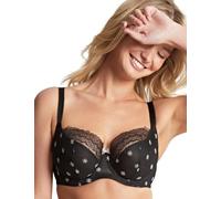 CLEO 10581 by Panache Blossom Balcony Bra Black