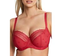 CLEO 10581 by Panache Blossom Balcony Bra Raspberry