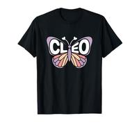 Cleo Butterfly - Personalized Cute Name Word Art T-Shirt