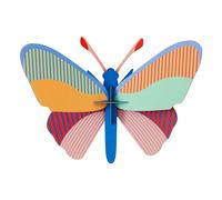 Cleo butterfly wall decoration Multicoloured one size