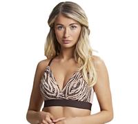 Cleo by Panache Plus Size Women's Lyzy Vibe Non Wired Triangle Bra, Zebra Print, 30D, Lyzy Vibe Triangl, 30D