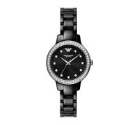 Cleo Ceramic Watch - female - Emporio Armani - Watches - Black - ONE SIZE - Accessories ONE SIZE