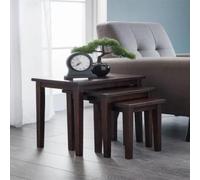 Cleo Mahogany Nest of 3 Tables