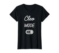 Cleo Mode On Name Value Graphic T-Shirt, Women, Black, XS