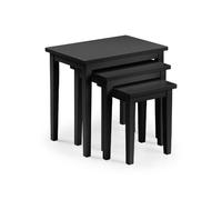 Julian Bowen Cleo Nest Of Tables Black