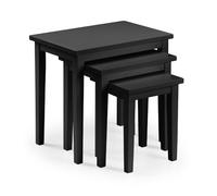 Julian Bowen Cleo Nest Of Tables Black