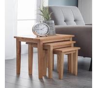 Cleo Nest of Tables - Set of 3 - Oak