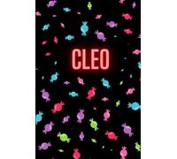 Cleo Personalised Notebook: Candy/Sweets Design, Bright Colourful Fun Journal, Perfect Birthday Present, Christmas Gift, Party Bag Ideas, Secret ... Adults, For Homework, School, College, A5-ish