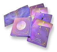 CLEOMAGICK The Magickal Mindset Affirmation Deck - Gold Foiled Positive Affirmation Oracle Cards Decks w/Guidebook - Beautifully Crafted Daily Meditation Cards with Mantras (32 Pieces)