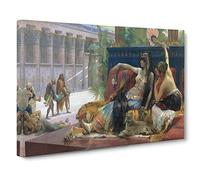 Cleopatra By Alexandre Cabanel Classic Painting Canvas Wall Art Print Ready to Hang, Framed Picture for Living Room Bedroom Home Office Décor, 30x20 Inch (76x50 cm)