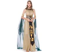 Cleopatra Costume with Cape Collar Halloween Cleopatra Outfit