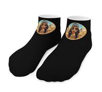 Cleopatra Egyptian Queen Ancient Egypt Ankle Socks for Men Women Cushion Running Low Cut Socks