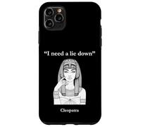 Cleopatra I Need A Lie Down Funny Egypt History Case for iPhone 11 Pro Max