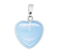 Cleopatra Pendant Heart Opalite 1.5cm