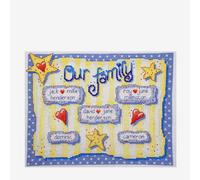 Cleopatra's Needle : Scrapbook Family Tree Cross Stitch Kit by Cinnamon Cat