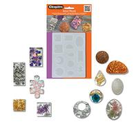 Cléopâtre Silicone Mould for 12 Pendants, White