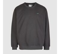 Cleptomanicx Boxy Crewneck Ligull Pullover Seagull Embroidery Organic Cotton Men