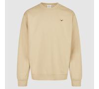 Cleptomanicx Boxy Crewneck Ligull Pullover Seagull Embroidery Organic Cotton Men