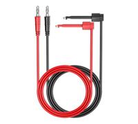 Cleqee 2PCS 4mm Banana Plug to Test Hook Clips Test Leads