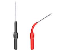 Cleqee Back Probe Pins 2PCS Flexible Bendable Test Probes for Wire Piercing Automotive Car Repairing Electrical Testing