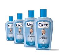 CLERE 100% Pure Glycerine Liquid for Versatile Skin Care, Glycerin for Face Moisturizes Dry Skin, Softens, and Glycerol Reduces Stretch Marks, 200 ml (Pack of 4)