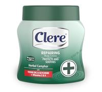 Clere Repairing Body Cream with Herbal Camphor, Tissue Oil, Glycerine, Vitamins E & A, 24-Hour Moisturisation, 500ml