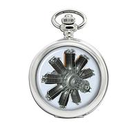 Clerget Rotary Aircraft Engine Full Hunter Pocket Watch