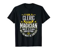Cleric Idea Funny Not A Magician - Cleric T-Shirt