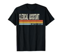 Clerical Assistant Week Retro Vintage Back to School Day T-Shirt