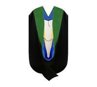 CLERKMANS Unisex Doctoral Graduation Hood for Doctorate Degree - University PhD Academic Hood